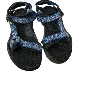 TEVA Blue Hiking Water Sandals Shoes